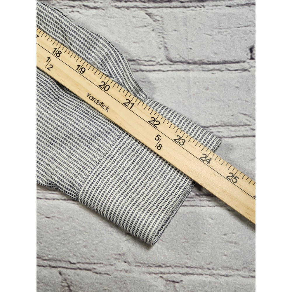 Twillory Safe Cotton Mens 16.5 34/35 Tailored Fit Non-Iron Dress Shirt Blue - Picture 9 of 9